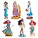 Produktbild Offizielle Disney Princess Active Figur Set enthalten Rapunzel, Ariel und Belle, Glitzer detailliert.