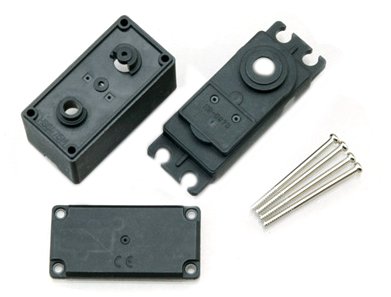 Preisvergleich Produktbild 119410 - Hitec Servo-Gehäuse-Set HS-5975 / 6965 / 6975 / 6985 / 7966 / 7975