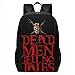 Produktbild TRFashion Rucksack Pirates of The Caribbean Dead Laptop Backpack 17 Inches Travel Gym Bag Yoga Bag School Bag Book Bag for Men Women Teenagers
