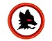 Produktbild rabana Wolf rote Augen auf gesticktes Badge Patch zum Basteln Applikation Eisen auf Patch T-Shirt PATCH Sew Iron-Kostüm