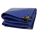 Nemaxx Bâche de Protection avec œillets en PVC, 650 g/m², imperméable et indéchirable, bâche de qualité Universelle pour Camion, Piscine, Meubles de Jardin en Bois 300 x 600 cm Bleu