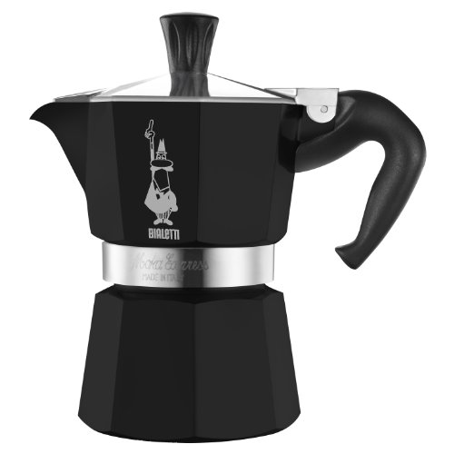 Bialetti Moka Express schwarz lackiert Espressokocher 3 Tassen Bialetti Moka Express schwarz lackiert Espressokocher 3 Tassen Bilder