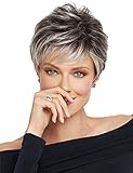 pelucas de cabello natural precios 4. Buena transpirabilidad: el interior y la parte superior de la peluca es una malla transpirable. El bajo peso y el tratamiento en las correas transpirables aseguran un ajuste cómodo.