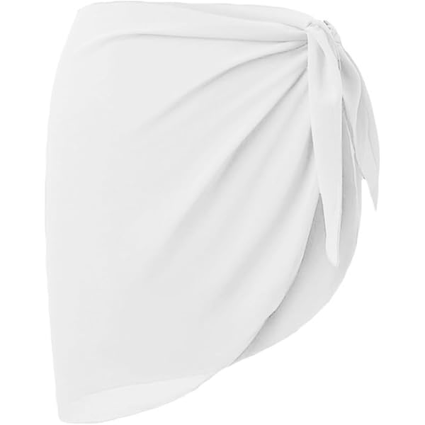 FAINCA Pareo Femme Plage Bohème - Robe De Plage Légère, Wrap Bikini, Couverture Maillot De Bain Été (Beige)