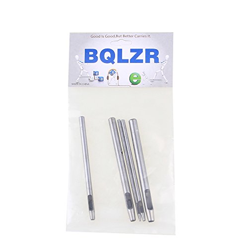 BQLZR Silber 1mm-5mm Heavy Duty Stahl Leder Hohl Loch Loch Making Gürtel Handwerk Cutter Tools Set von 5 - 5