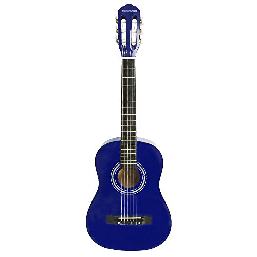Rocket Music CG12BL - Guitarra clásica, color azul