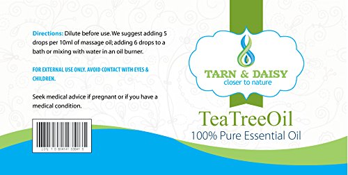 Tarn & Daisy Teebaumöl, 100 % reines ätherisches Öl 30 ml, antiseptisch, antimykotisch, entzündungshemmend, antibakteriell, hautsympathisch - 5