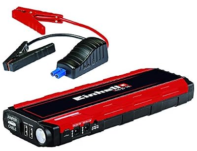 Einhell 1091531 Station d'énergie-Booster JS 18 (12 V, Pic : 600 A, Temps de Charge : 6h, Livré en Sacoche avec câble d'aide au démarrage)