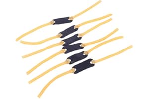 Shinekoo 6 bandas elásticas de goma de repuesto de 6 x 9 mm para caza de catapultas.