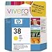 Produktbild HP Tintenpatrone HP 38 38 Tinte gelb pigment ink cartridges, von 15 bis 35 °C, 0.09 kg (0.198 Pfund), 0.07 kg (0.154 Pfund), 25 x 110 x 147 mm