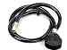 Hairdressers Showerhead Shower Head Spray Sprayer Black Rubber for Salon Sink Basin Bowl