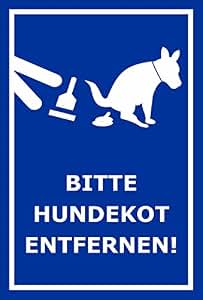 Hinweisschild 'Hier Ist Kein Hundeklo' – 15x10 Cm, Aus Hartschaum, Wetterfest & Mit Bohrlöchern