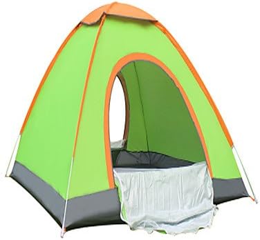 2 persons Tent Single Fold Tent One Room Camping Tent 1000-1500 mm Terylene Silver TapeVentilation Fast Dry Moistureproof/Moisture , blue