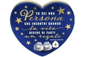 BACI PERUGINA CLASSICO Cioccolatini Fondenti Ripieni al Gianduia con Nocciola Intera Latta Cuore 100g