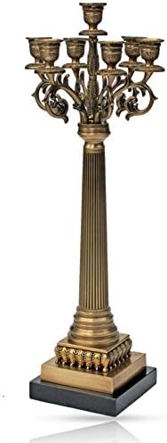 high-end home Villa candle European creative copper candlestick ornaments-A