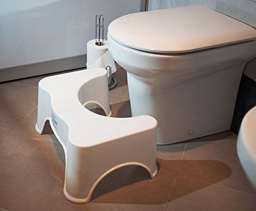 Toilettenhocker Twinzen Potty, für eine bessere Körperhaltung auf der Toilette und effektive Bekämpfung von Verstopfung und verschiedenen Problemen auf der Toilette, empfohlen von Ärzten - 8