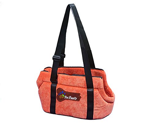 Preisvergleich Produktbild YAJAN-PetTrolleyCase Haustier Tasche One Schulter Haus Haustier Paket Rucksack Cross-Bag Aufschluss Doppel doppelseitige Tragbare Reisen atmungsaktive Canvas Plus SAMT Haustier liefert