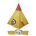 Produktbild Native Indian Children’s Playtent Yellow Tepee Style Kids Play Tent 135 x 100cm