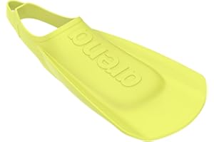 Arena Unisex Adult Comfortable Lightweight Swim Training Fins for Men and Women Silicone Short Blade Flippers Open Heel Design