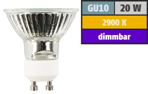 Preisvergleich Produktbild Halogen-Spiegellampe McShine. GU10. 230V / 20W. 36°. Frontglas
