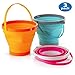Produktbild ToyZe Foldable Pail Bucket Silicone Collapsible Bucket Multi Purpose 2 Liter, Half Gallon by ToyZe