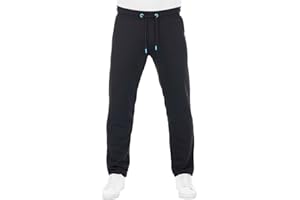 riverso Męskie spodnie dresowe RIVGuido spodnie treningowe do joggingu, spodnie sportowe, spodnie rekreacyjne, regularne, jednokolorowe, długie kieszenie, bawełna, czarne, szare, zielone, niebieskie,