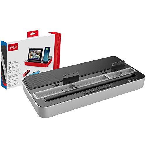 Preisvergleich Produktbild Mollylover Multifunktionssockel für Nintendo Switch Ladegerät Lautsprecher iPega PG-9119 Ladestation Ständer mit Audio Lautsprecher
