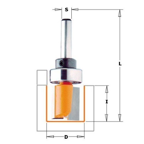 CMT Orange Tools 912.140.11 - cutter straight HM S 8 D 14 x 30