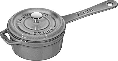 Staub Fonte 1241018 Casserolette Gris Graphite 10 cm