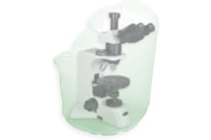 LODMOD Microscope Dust Cover Fit Full Size Standard Microscopes - Lab Instruments Accessories, PVC (19.3"x10.2"x9.7")