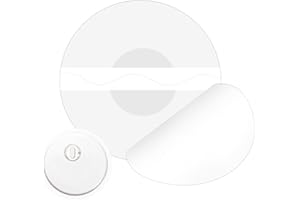 LIANGMAI Paquet de 20 Patchs Adhésifs Freestyle Libre Patchs de capteur Libre étanches - Patchs CGM transparents sans colle dans le centre-Durée 14 jours