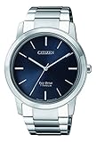 Citizen Herren Chronograph Solar Uhr mit Titan Armband AW2020-82L