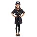 Produktbild Krause & Sohn Mädchen Kostüm Polizistin Klara Kleid blau Polizei Uniform Fasching (128)