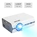 Produktbild Mini Beamer 1080P, LESHP Full HD Video Projektor LED +80% Lumens, Heimkino Projektor Kompatibel mit Amazon Fire TV Stick, AV VGA USB SD HDMI TV, Weiß