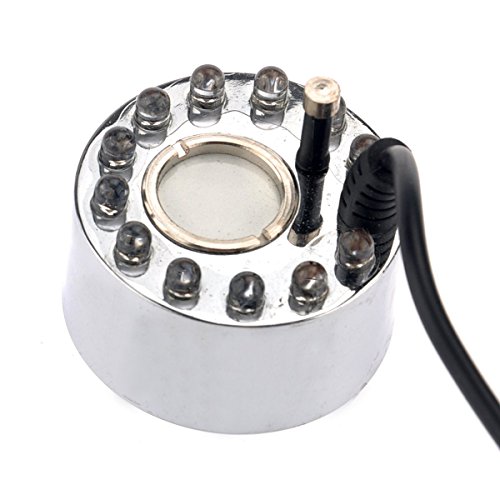 UEETEK 12 LED Ultraschall Nebler Hersteller Brunnen Mist Maker DC 24V - 7