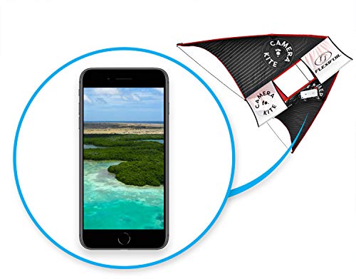 Flexifoil Cerf-volant de 1,6m de Large pour Camera d'action ou Smartphone. Cet article est sûr, solide, fiable et durable pour des activités en famille à la plage et en plein air