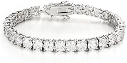 Ananth JewelsSomma 6mm Solitaire Tennis Bracelet with Swarovski Zirconia for Women
