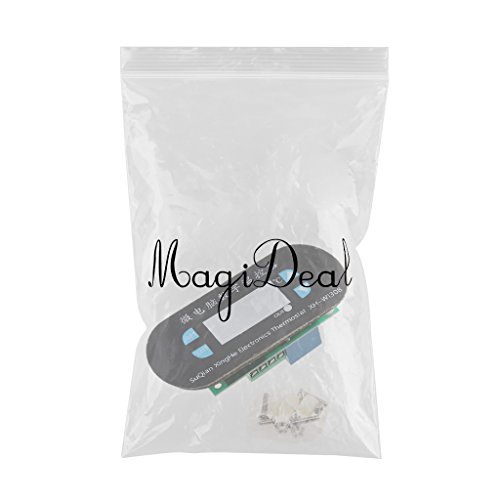 MagiDeal DC 12V Elektronik Thermostat Temperaturregler Xh-w1308 Diy – Rot - 2