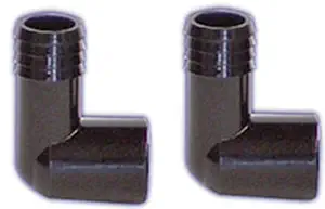 (2 Pack) Lifegard Aquatics 3/4-Inch Slip Elbow Inserts