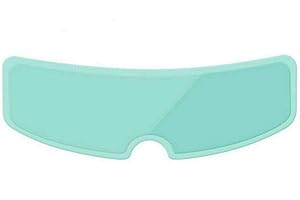 MUGBGGYUE Patch antibuée pour casque de moto, film anti-buée, anti-éblouissement, imperméable à l'eau, autocollant pour lunettes, patch universel antibuée