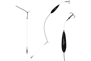 MIKADO CARP MIKADO Welsmontage Regenwummontage Worm Rig Wallervorfach Ø1,2mm/78kg/U-Pose 50g