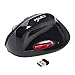 Produktbild XZYP X60 Wireless Gaming Mouse, 2,4 Ghz, Kabellose Vertikale Ergonomische Optische Maus Mit USB-EmpfäNger, Kompatibel Mit Notebook, PC, Laptop, Computer, MacBook,Black