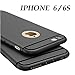 Mobistyle "360 Degree" Sleek Matte Tpu Back Case Cover For Apple Iphone 6 / Iphone 6S (4.7 Inch Screen) Black With Shining Line With All Sides Protection RS.249.00