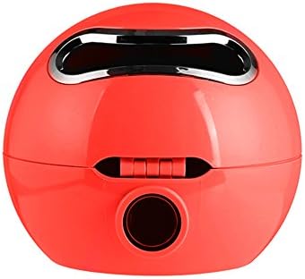 17YEARS Ball Shaped Emoji Facial Tissue Bathroom Waterproof Toilet Roll Paper Box Holder (Red)