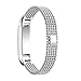 Produktbild Sansee Uhr Armband Band Strap Für Fitbit Alta HR Uhr (echtes Edelstahl) (Fitbit Alta HR 135-235mm, Silber)