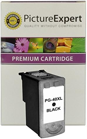 Picture Expert Remanufactured PG-40 Black Ink Cartridge for Canon Printers
