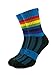 Produktbild WackySox Regenbogen Kalb Tennissocken Adult Shoe Size 41-46