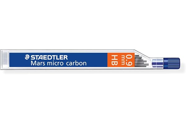 Staedtler - Mars Micro Carbon 250 - Etui 12 Mines Graphite 0,9 mm HB