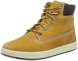  Timberland Unisex-Kinder Davis Square 6 Inch Klassische Stiefel, Gelb (Wheat), 24 EU