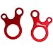 Produktbild HCFKJ Outdoor Seil Drei-Loch Quick Tool Anpassung Schnalle Zelt Schnecke Wind Stopper (ROT)